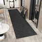 Ottomanson 2' x 21' Hallway Runner with Scraper Pile Extra Durable Non-Slip Rug Mat for Indoor & Outdoor Use - Ideal for Kitchen, Entryway, Patio & Garage - High-Traffic Carpet, Black