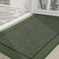 BEQHAUSE Indoor Door Mat 36" x 60", Dirt Trapper Door Mats Non-Slip Entryway Rugs Washable, Resist Dirt Absorbent Welcome Mat, Low Profile Floor Mats for Front Back Door and Entryway, Green