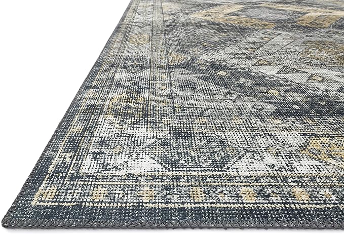 Loloi II Skye Collection SKY-09 Graphite/Silver 2'-3" x 3'-9" Accent Rug