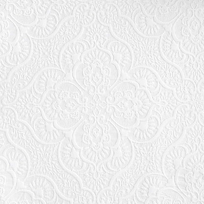 Superior 3 Piece Bedspread Set, Home Bed Decor, Decorative Bed Spread, 2 Pillow Shams, Medium Weight Blanket, Floral Matelasse Coverlet, Bedding Essentials, Enzy Collection, Full, White
