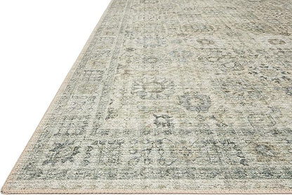 Loloi Skye Collection SKY-14 Natural/Sage 6'-0" x 6'-0" Round Area Rug