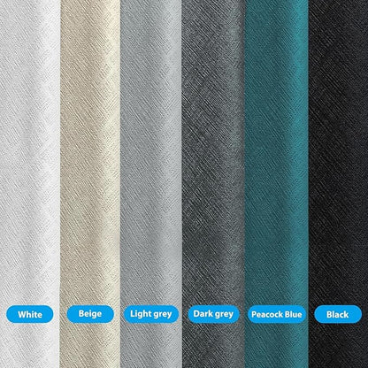 Room Divider Curtains Total Blackout Privacy Curtain Panel Room Thermal Insulated Noise Reduction Curtains for Bedroom Window Living Room Ceiling Track Curtain W 12.5 ft × H 9 ft Grey