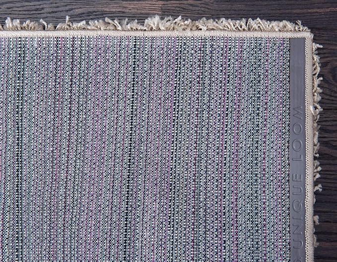 Unique Loom Solid Shag Collection Area Rug (2' x 6' 5" Runner, Taupe)