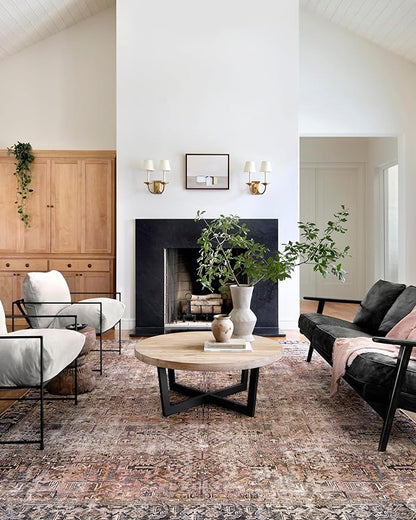 Loloi Chris Loves Julia Jules Collection JUL-02 Terracotta/Multi 8'-6'' x 11'-6'', .13" Pile Height, Area Rug