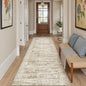 Runner Rug 2'x10' Washable Non-Slip Runner Rugs for Kitchen Bathroom Laundry Room Brown Vintage Floor Carpet Runners for Hallway Entryway