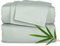 Pure Bamboo Twin Sheets, Genuine 100% Organic Viscose Derived from Bamboo Bed Sheet Set, Luxuriously Soft & Cooling, Double Stitching, 2 Year Quality Promise (Twin, Sea Glass)