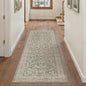 Brown 2x6 Runner Rug Vintage Area Carpet Hallway Indoor Kitchen Washable Low Pile Traditional Distressed Retro Accent Throw Rug Non Slip for Laundry Bathroom Office
