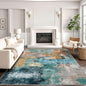 vivorug 5x7 Area Rugs - Ultra-Thin Washable Rug with Non-Slip Backing, Ideal for Living Room, Bedroom, Kitchen Floor Carpet - Modern Abstract, Easy Clean, Durable, Low Pile, Rosy Clouds