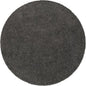 Unique Loom Solid Shag Collection Area Rug (12' 4" Round, Graphite Gray)