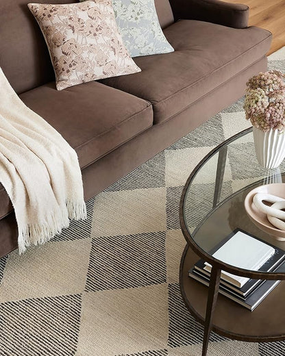 Loloi Chris Loves Julia Francis Collection FRA-01 Beige/Charcoal 8'-6" x 12' Area Rug
