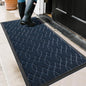 Yimobra Large Door Mat 47x24, All-Season Waterproof Doormat Outdoor Entrance, Heavy Duty Non-Slip Outside Door Mat for Garage Patio Proch Entryway Indoor, Easy Clean, Blue
