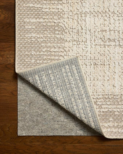 Loloi Amber Lewis Bexley Collection BEX-06 Natural/Taupe 11'-6" x 15' Area Rug Neutral, Textured, Living, Bedroom, Dining, Carpet
