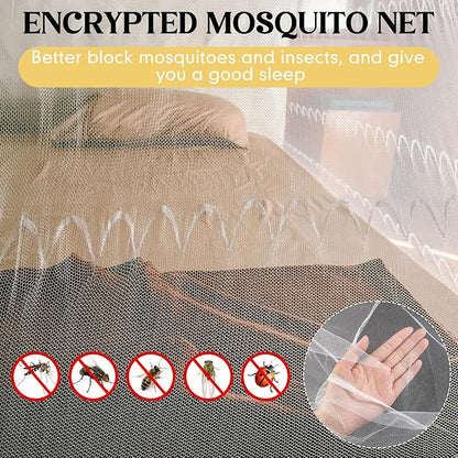 4 Corners Mosquito Net for Mosquiteros para Camas Bed Canopies Netting Bed Drapes Rectangular Mosquito Mesh for Camping Home Outdoor Travel(White A,L79 X W59 X H63 Inch,No-Opening)