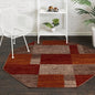 Unique Loom Autumn Collection Area Rug - Providence (7' 10" Octagon, Multi/ Beige)