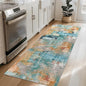 vivorug Runner Rug 2'x8' Machine Washable Non-Slip Runners for Hallways Kitchen Entryway Laundry Room Modern Abstract Carpet Hallway Runner, Rosy Clouds
