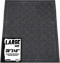 Front Door Mat Indoor Outdoor Entrance, 36" x 48" All-Season Heavy Duty Waterproof Doormat, Non-Slip Absorbent Entryway Mat, Easy to Clean, Low Profile Commercial Floor Mat for Indoor Outdoor