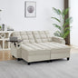 70.9" Chaise Lounge Chair Indoor, Oversized Boucle Upholstered Sofa Bed, Adjustable Backrest Deep Seat Reading Chair, Sofas Couches for Living Room with Storage, Cup Holders & 360° Swivel Side Table