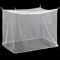 4 Corners Mosquito Net for Mosquiteros para Camas Bed Canopies Netting Bed Drapes Rectangular Mosquito Mesh for Camping Home Outdoor Travel(White A,L79 X W71 X H67 Inch,No-Opening)