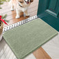 OLANLY Dog Door Mat for Muddy Paws 24x16, Absorbs Moisture and Dirt, Absorbent Non-Slip Washable Doormat, Quick Dry Chenille Mud Mat for Dogs, Entry Indoor Entryway Carpet for Inside Floor, Sage Green