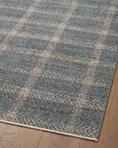 Loloi Angela Rose Ember Collection EMB-03 Blue/Beige 11'-6" x 15'-7" Area Rug