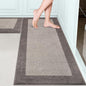Machine Washable (24" x 36"+ 24" x 60"') Kitchen Rugs Set of 2, Non Slip Kitchen Mats for Floor, Absorbent Entrance Runner Rugs for Bedroom, Hallway, Bathroom, Door (Roll Packing)