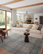 Loloi Angela Rose Ember Collection EMB-09 Denim/Charcoal 9'-6" x 13'-1" Area Rug