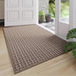Indoor Door Mat 36x60 Dirt Resistant and Absorbent, Non-Slip Rubber Backing Floor Mats, Easy Clean Low-Profile Doormat for Entryway, Front Door, Inside Entrance Brown
