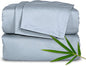 Pure Bamboo Twin Sheets, Genuine 100% Organic Viscose Derived from Bamboo Bed Sheet Set, Luxuriously Soft & Cooling, Double Stitching, 2 Year Quality Promise (Twin, Sterling Blue)
