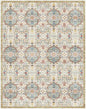 Gertmenian Indoor Bohemian Area Rug - 8x10 Large, Non-Shedding, Ideal for High Traffic in Living Room, Bedroom, Entryway - Moroccan, Beige/Sand, 26835