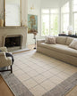 Loloi Chris Loves Julia Francis Collection FRA-02 Cream/Black 5'-0" x 7'-6" Area Rug
