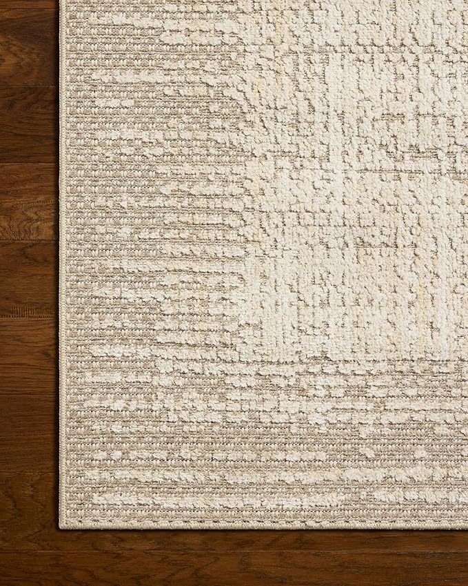 Loloi Amber Lewis Bexley Collection BEX-06 Natural/Taupe 2'-7" x 10'-0" Runner Rug Neutral, Textured, Living, Bedroom, Dining, Carpet