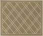 SlipToGrip Universal Door Mat, Plaid Design - Khaki, 42 x 35 - Anti Slip, Durable and Washable, Outdoor and Indoor Floor Welcome Mat - Front Door, Dust Absorbent