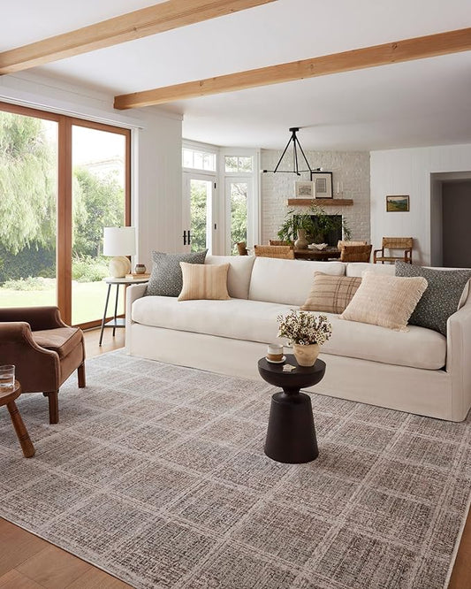 Loloi Angela Rose Ember Collection EMB-10 Fog/Dove 7'-10" x 10' Area Rug