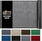 GORILLA GRIP Waterproof Traffic Guard Door Mat, 47x35, Heavy Duty Entryway Mats, Strong Rubber Back Commercial Utility Rugs for Office Hallway, Garage Floor and Home, Low Profile Carpet, Light Gray