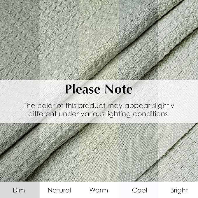Salt Earth 100% Cotton Throw Blanket, Queen, 90"X92" Waffle Throws for Home, Bedrooms, Outdoor & Office Couch, Cozy Room Decor Blankets, Christmas Blankets and Throws (Sea Foam)
