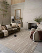 Loloi Amber Lewis Bexley Collection BEX-05 Mushroom/Natural 5'-0" x 7'-6" Area Rug Neutral, Textured, Living, Bedroom, Dining, Carpet