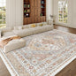 zesthome 10x12 Area Rugs,Stain Resistant Washable Rug,Ultra-Thin Rugs for Living Room,Bedroom,Non-Slip Backing Home Decor Large Area Rug (Orange,10'x12')