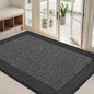BEQHAUSE Indoor Door Mat 32" x 48", Dirt Trapper Door Mats Non-Slip Entryway Rugs Washable, Resist Dirt Absorbent Welcome Mat, Low Profile Floor Mats for Front Back Door and Entryway, Charcoal