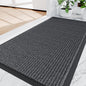 Amyracel Front Door Mat Indoor Outdoor Entrance, 48" x 72" All-Season Waterproof Doormat for Enterway, Heavy Duty Commercial Floor Mat, Fade Resistant, Rubber Back, Low Profile, Easy Clean
