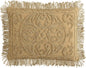 Beatrice Home Fashions Medallion Chenille Bedspread, Standard Sham, Gold