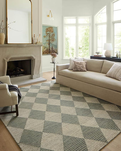Loloi Chris Loves Julia Francis Collection FRA-01 Spa/Granite 5'-0" x 7'-6" Area Rug