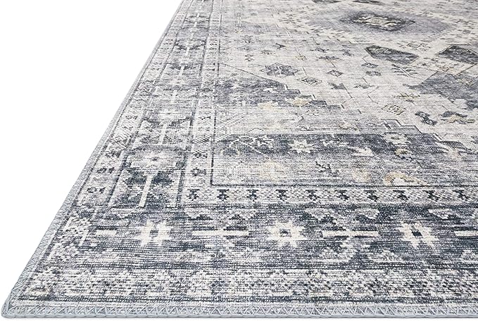 Loloi II Skye Collection SKY-02 Silver/Grey 2'-6" x 7'-6" Runner Rug