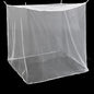 4 Corners Mosquito Net for Mosquiteros para Camas Bed Canopies Netting Bed Drapes Rectangular Mosquito Mesh for Camping Home Outdoor Travel(White A,L79 X W59 X H63 Inch,No-Opening)