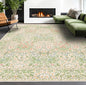 Washable 8x10 Rugs for Living Room, Light Green Oriental Rugs for Bedroom Dining Room Under Kitchen Table, Stain Resistant Non-Slip Pastel Large Washable (8x10 Beige Green)