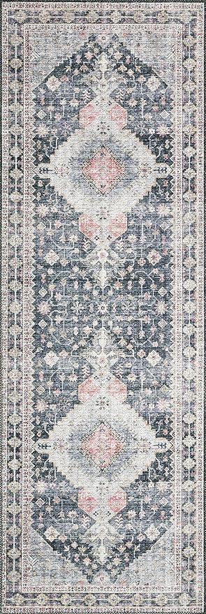 Loloi Skye Collection SKY-02 Charcoal/Multi 2'-0" x 5'-0" Accent Rug