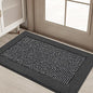 BEQHAUSE Indoor Door Mat 20" x 32", Dirt Trapper Door Mats Non-Slip Entryway Rugs Washable, Resist Dirt Absorbent Welcome Mat, Low Profile Floor Mats for Front Back Door and Entryway, Charcoal
