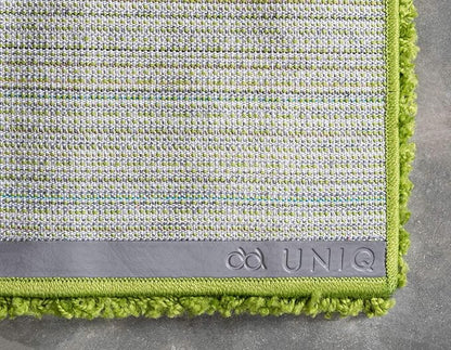 Unique Loom Solid Shag Collection Area Rug (9' x 12' Rectangle, Grass Green)