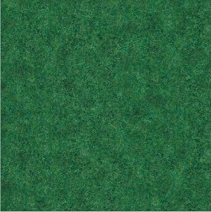 Ottomanson 6'6" x 7' Mud Mat Area Rug Scraper Carpet - Non-Slip, Dirt Trapping for Indoor & Outdoor Use - Ideal for Entryway, Garage, Kitchen, Patio & High-Traffic Areas, Green