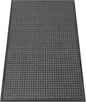 Kuyal Front Door Mat, 3'*5' Door Mat for Inside Outside Entrance,Waterproof Welcome Mats with Non-Slip Backing, Indoor Outdoor Entryway, Commercial Floor Mats, Durable & Easy to Clean, Dark Gray