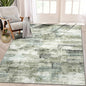 6x9 Area Rug, Ultra-Soft Washable Rug for Living Room, Dinner Room, Bedroom, Non-Slip Modern Abstract Rug, Indoor Carpet Large Area Rug, Green